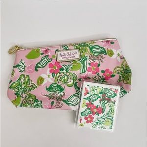 Lilly Pulitzer Estée Lauder Makeup Bag With Mirror New Without Tags